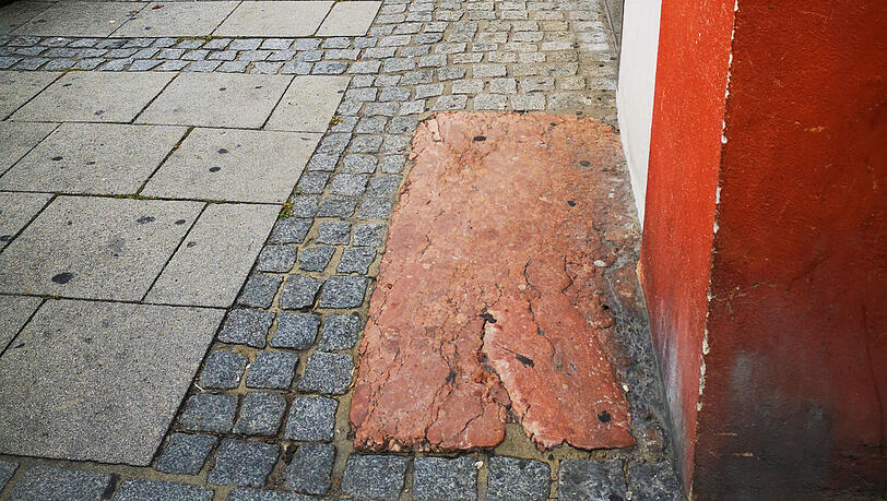Der Ingolstädter Teufelsstein. Der Ingolstädter Teufelsstein.