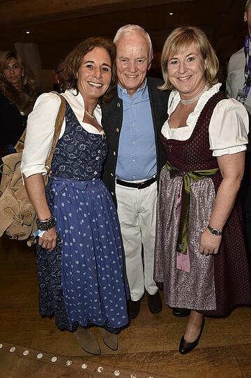 Werner Baldessarini und Frau Cathrin mit Trixi Moser