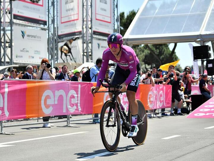 Gewann als erster Deutscher das Lila Trikot beim Giro d&rsquo;Italia: Pascal Ackermann.