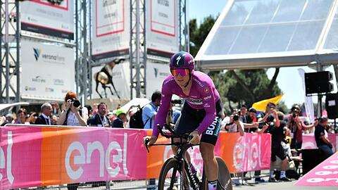 Gewann als erster Deutscher das Lila Trikot beim Giro d&rsquo;Italia: Pascal Ackermann.