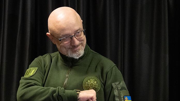 Der ukrainische Verteidigungsminister Olexij Resnikow: "Wir spüren die Unterstützung unserer Partner und streben weiter nach dem Sieg."