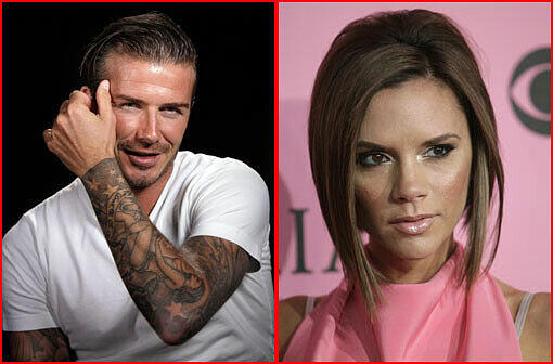 David und Victoria Beckham schafften es mit schlappen 45 Millionen Dollar auf den vierten Platz.