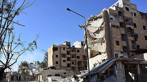 Trümmerfeld Aleppo: Die einst blühende Metropole wurde durch den Bürgerkrieg fast vollständig zerstört.
