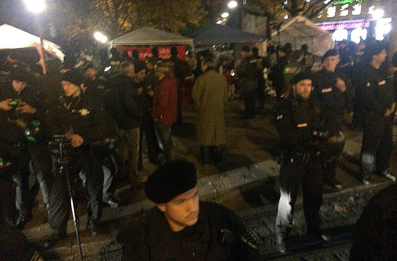 Am Freitagabend räumte die Polizei das Flüchtlingscamp am Sendlinger Tor. Die Bilder vom Einsatz.
