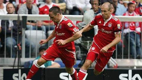 Gemeinsam sind sie stark. Franck Ribéry und Arjen Robben.