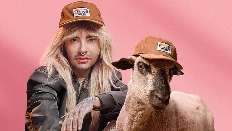 Bill Kaulitz und eines seiner schwulen Schafe.