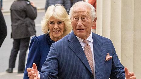 K&ouml;nig Charles III. und K&ouml;nigin Camilla vor wenigen Tagen in London.