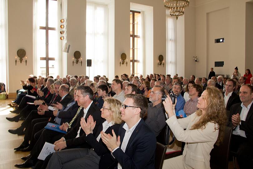 Der Konferenzsaal war voll, als die SPD zur Sportkonferenz in den Landtag lud.
