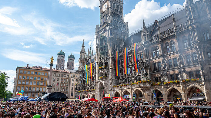 CSD 2024 Hauptbühne Marienplatz