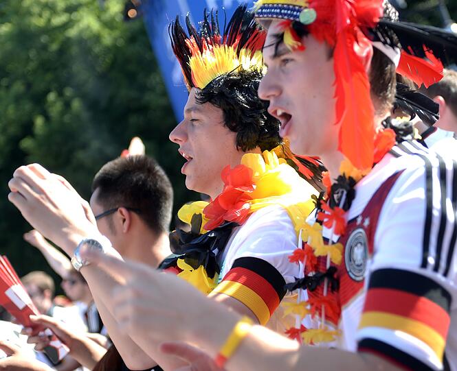 Die Bilder vom Public Viewing.