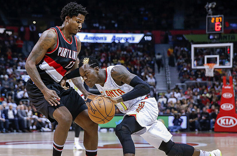 Gegen die Portland Trail Blazers lieferte Dennis Schröder eine Gala-Vorstellung ab.