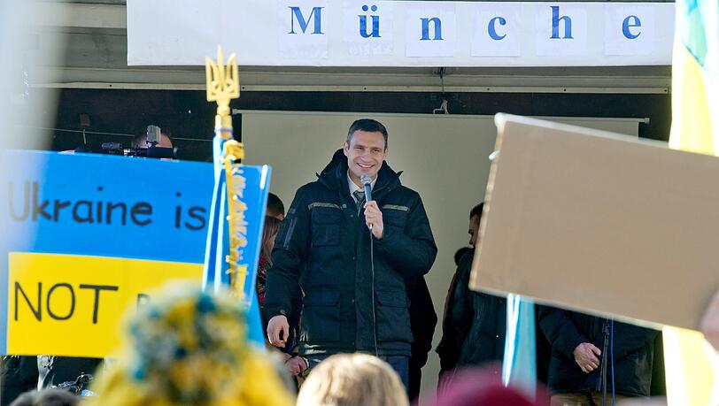 Vitali Klitschko auf der Sicherheitskonferenz 2014 in München Vitali Klitschko auf der Sicherheitskonferenz 2014 in München