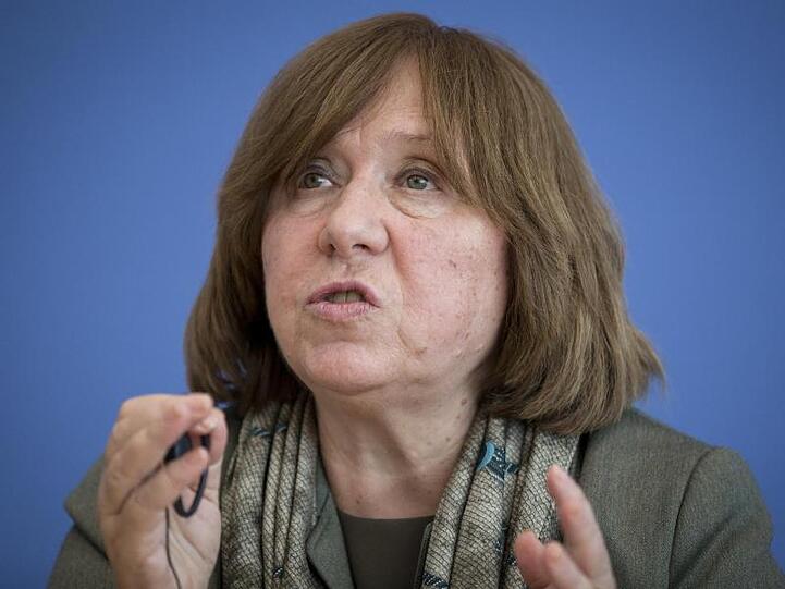 Swetlana Alexijewitsch hatte Lukaschenko zum Rücktritt aufgefordert, "bevor es zu spät ist".