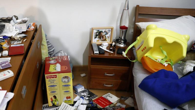 Das Schlafzimmer von Roberto Marrero wurde am Morgen durchsucht. Das Schlafzimmer von Roberto Marrero wurde am Morgen durchsucht.