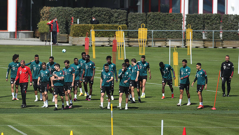 Der FC Bayern nahm am Mittwoch nach drei trainingsfreien Tagen wieder das Training auf.