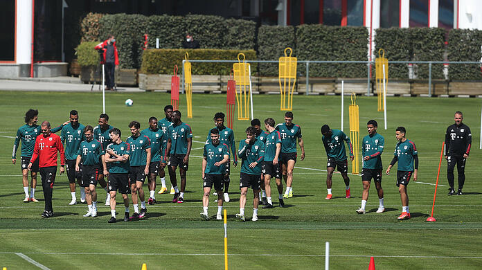 Der FC Bayern nahm am Mittwoch nach drei trainingsfreien Tagen wieder das Training auf.