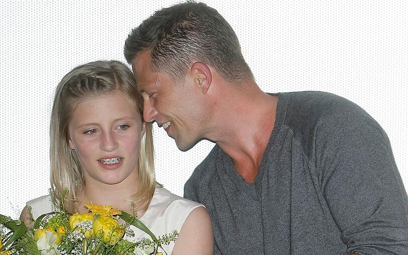 Filmpremiere - damals noch mit Zahnspange: Luna Schweiger spielte in "Phantomschmerz" (2009) im Alter von zw&ouml;lf Jahren ihre erste Hauptrolle.