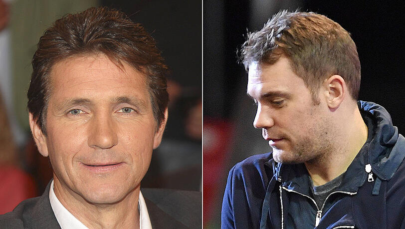Bayern-Keeper Manuel Neuer (rechts) kämpft ums Comeback, Ex-Nationaltorwart Bodo Illgner drückt ihm die Daumen. Bayern-Keeper Manuel Neuer (rechts) kämpft ums Comeback, Ex-Nationaltorwart Bodo Illgner drückt ihm die Daumen.