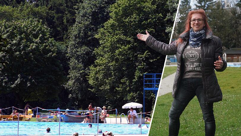 Schwimm-Meisterin Sabine Dreitner in ihrem Reich, dem Freibad Georgenschwaige. Ab Mai beginnt am Petuelring die neue Badesaison – Rettungsschwimmer werden noch gesucht! Schwimm-Meisterin Sabine Dreitner in ihrem Reich, dem Freibad Georgenschwaige. Ab Mai beginnt am Petuelring die neue Badesaison – Rettungsschwimmer werden noch gesucht!