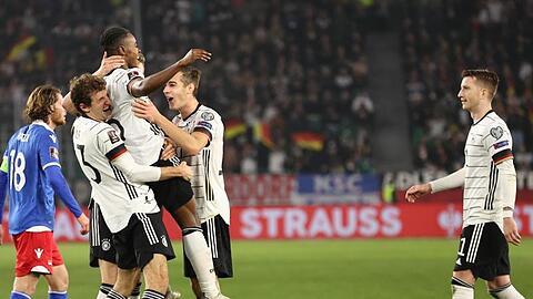 Die deutsche Nationalmannschaft hat 9:0 gegen Liechtenstein gewonnen.