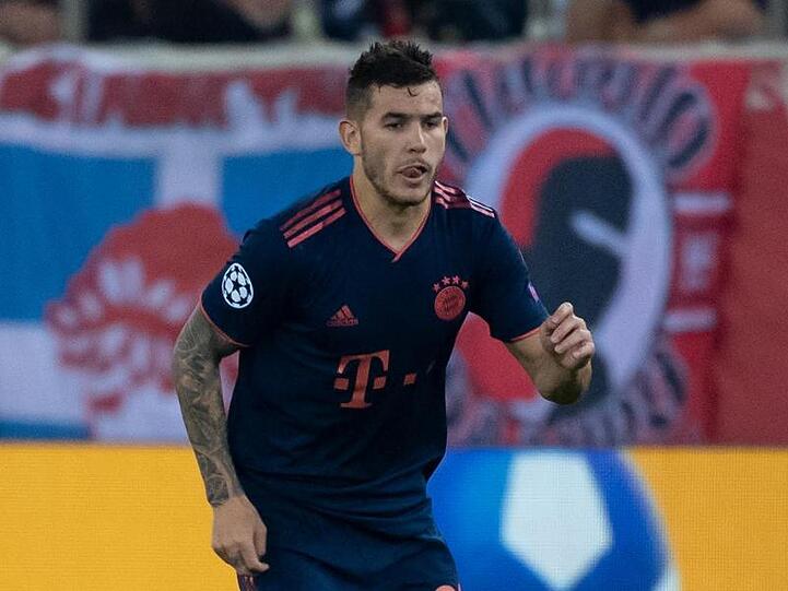 Lucas Hernandez von München spielt den Ball. Foto: Sven Hoppe/dpa
