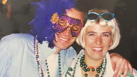 Anno dazumal: Peter und Katharina Inselkammer, die im Fasching zueinanderfanden.