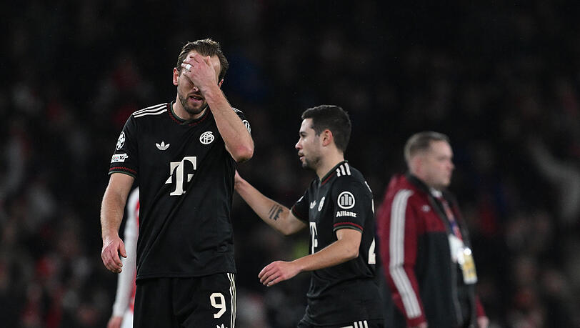 Bayern-Torjäger und Tottenham-Legende Harry Kane musste gegen seinen Erzrivalen Arsenal eine bittere Niederlage hinnehmen.