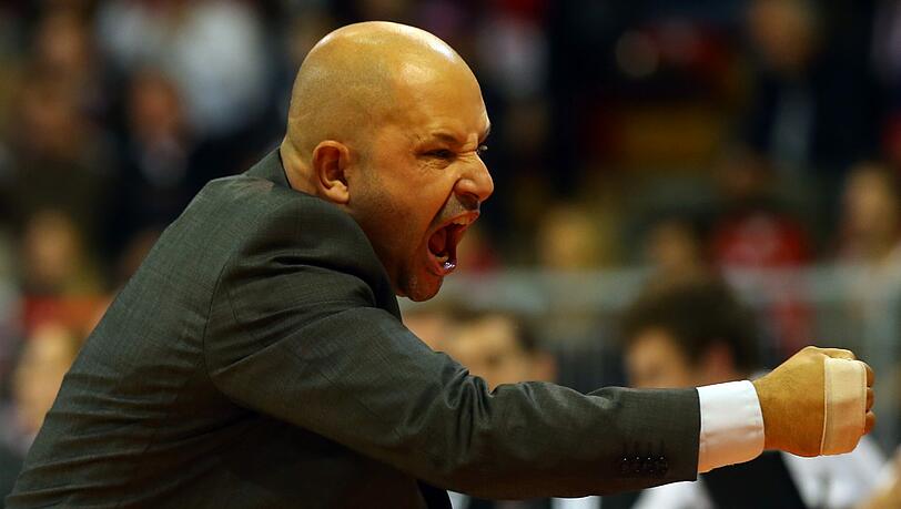 Bayern-Coach Yannis Christopoulos. Bayern-Coach Yannis Christopoulos.