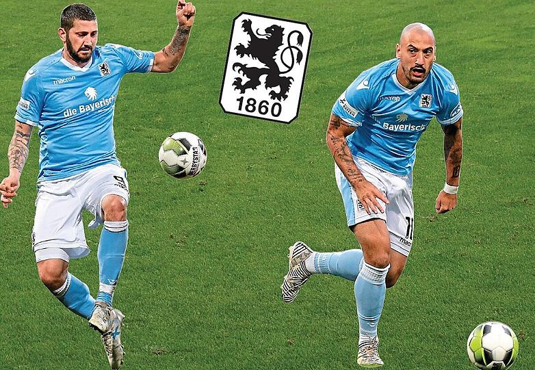 Haben sie noch eine Zukunft beim TSV 1860? Sascha Mölders (l.) und Timo Gebhart.