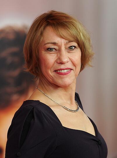 Schauspielerin Gitta Schweighöfer bei der Premiere des Films "Vaterfreuden" in München (Bayern).