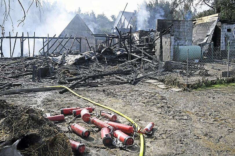 Durch den Brand im Freizeitpark bei Augsburg entstand ein Schaden in Millionenhöhe.