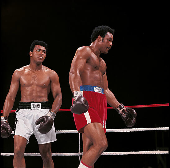 "Der Moment, in dem beide Boxer wussten, wie dieser Kampf enden würde, dass das Ende bereits geschrieben ist", sagt Neil Leifer.