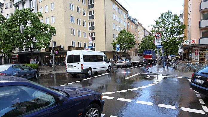 Auf der Augustenstraße soll bald überall Tempo 30 gelten.