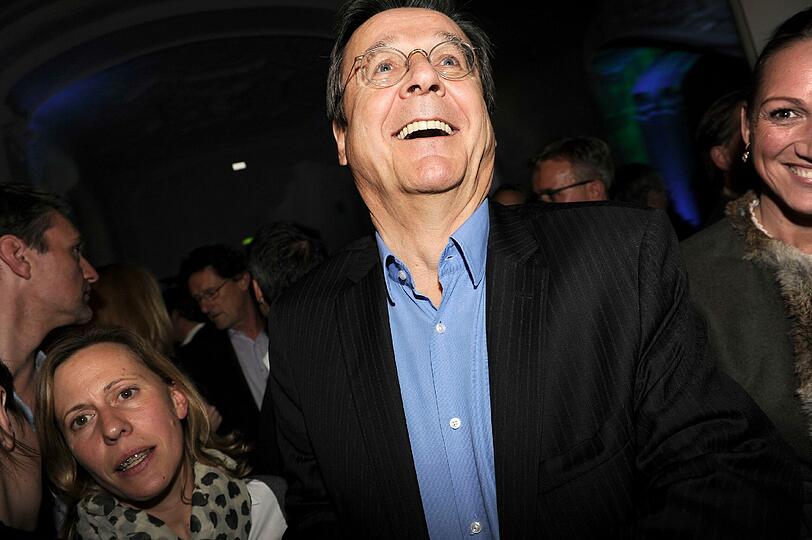 Hans Mahr bei der HSE24 Champagner Bar auf der Nacht der Medien in München am 16.10.2013