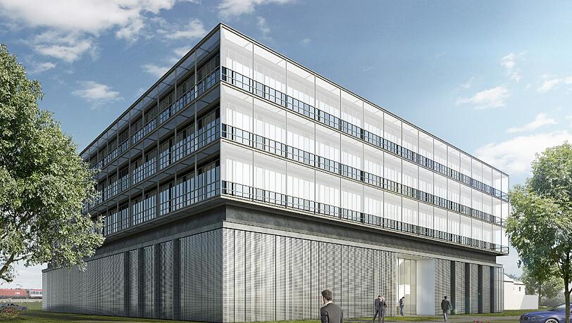 Ende 2015 soll das neue Versuchs- und Entwicklungszentrum von Knorr-Bremse an der Moosacher Straße fertig sein. Ende 2015 soll das neue Versuchs- und Entwicklungszentrum von Knorr-Bremse an der Moosacher Straße fertig sein.