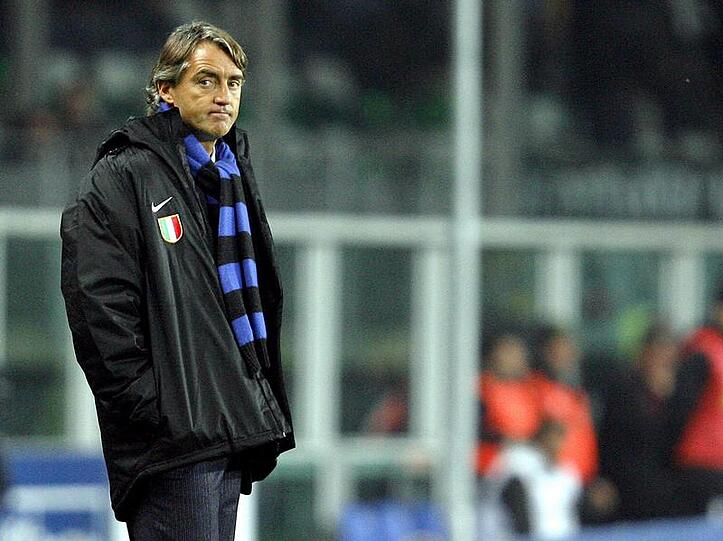 Roberto Mancini trainierte bis Sommer 2008 Inter Mailand