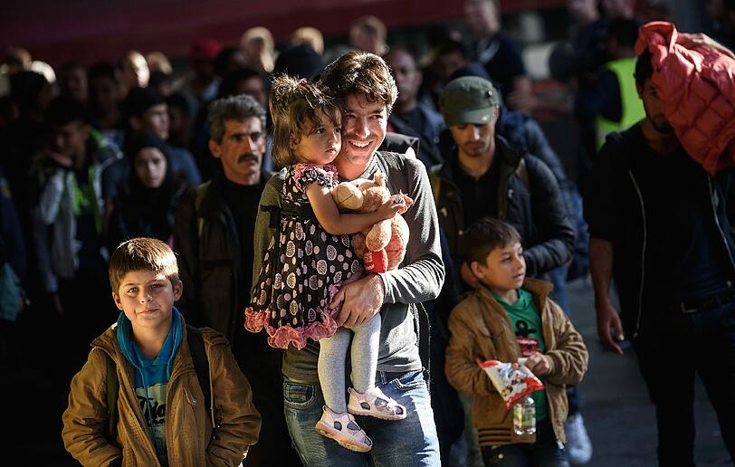 Die Bilder zur Flüchtlingssituation in München vom Wochenende.
