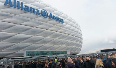35 000 Mitarbeiter feierten in der Allianz Arena.