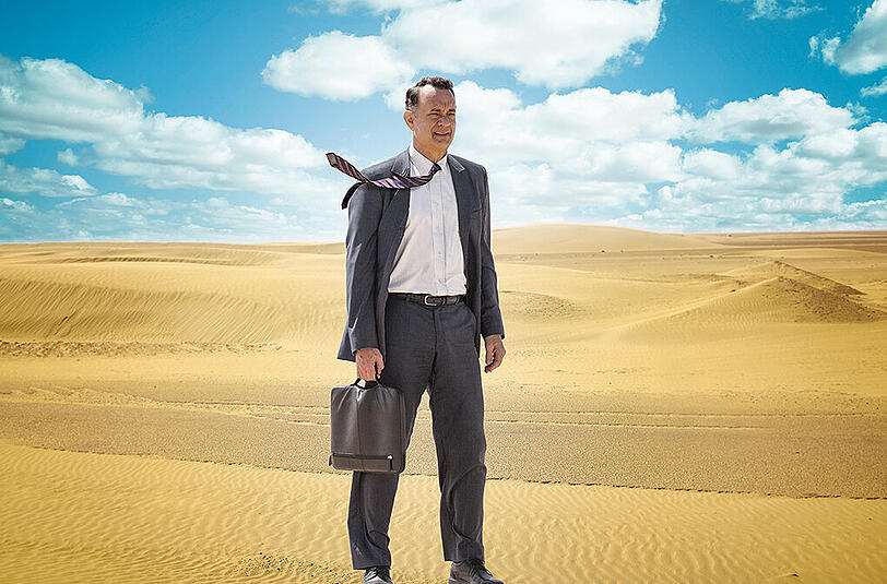 Letztliches Aufleben eines Handlungsreisenden: Tom Hanks in "Ein Hologramm für den König".