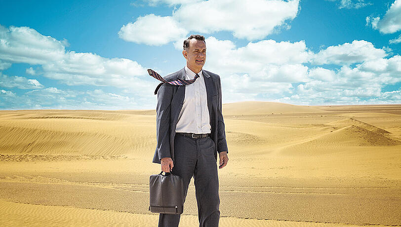 Letztliches Aufleben eines Handlungsreisenden: Tom Hanks in "Ein Hologramm für den König". Letztliches Aufleben eines Handlungsreisenden: Tom Hanks in "Ein Hologramm für den König".