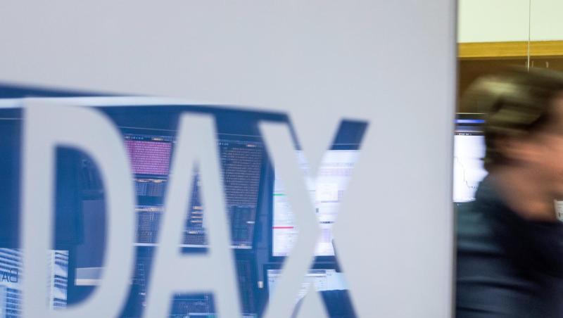 Der Handelssaal der Börse in Frankfurt. Der Handelssaal der Börse in Frankfurt.