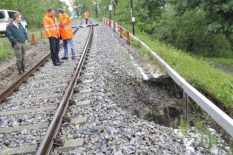 Schweres Hagelunwetter bei Schliersee.