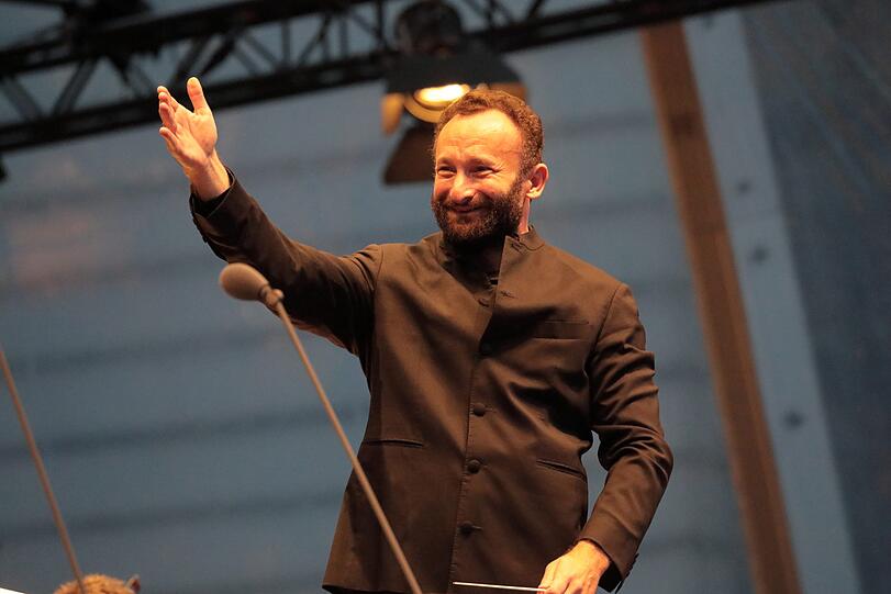 Das Festspielkonzert von "Oper für alle" auf dem Marstallplatz.