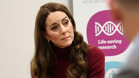 Prinzessin Kate vor wenigen Tagen während eines Besuchs des Royal Marsden Hospital.