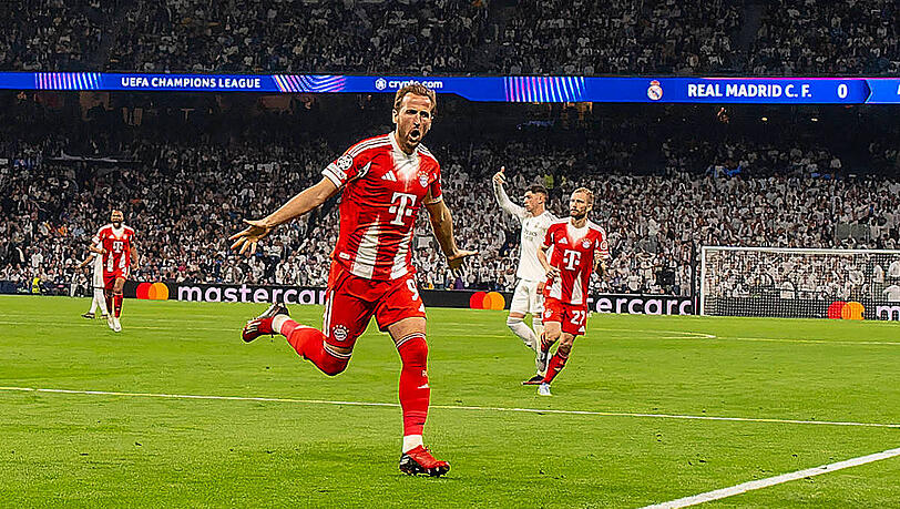 Blitzstart in die zweite H&auml;lfte, Harry Kane dreht nach 20 Sekunden bereits jubelnd ab.