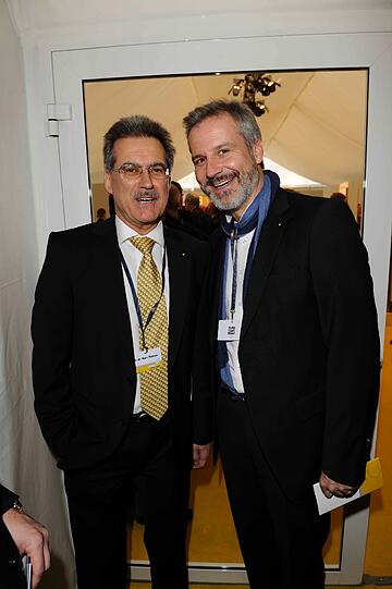 Mario Theissen (l.) mit seinem Nachfolger als BMW-Motorsportchef, Jens Marquardt.