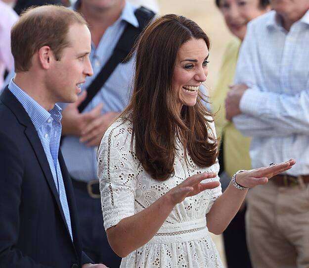 Die Royals am Strand: Kate und William in Australien.