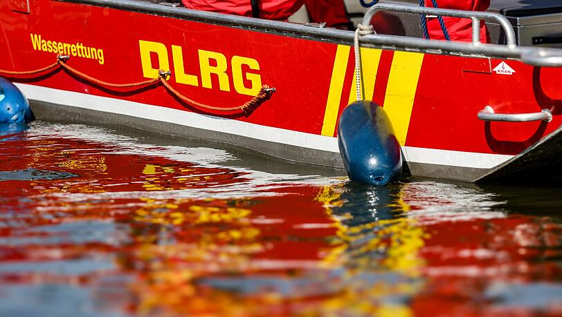 Bei einer Übung der DLRG entdeckten die Retter den Ölfilm auf der Donau (Archivbild)