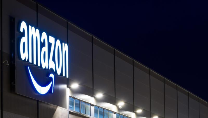 Ein Sortierzentrum des Versandhandels Amazon.