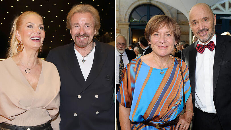 Thomas Gottschalk mit Partnerin Karina Mroß sowie Rosi Mittermaier (†72) mit Christian Neureuther